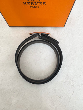 Hermès Behapi Double Tour bracelet Black, T4