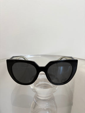 Prada Black And White Sunglasses