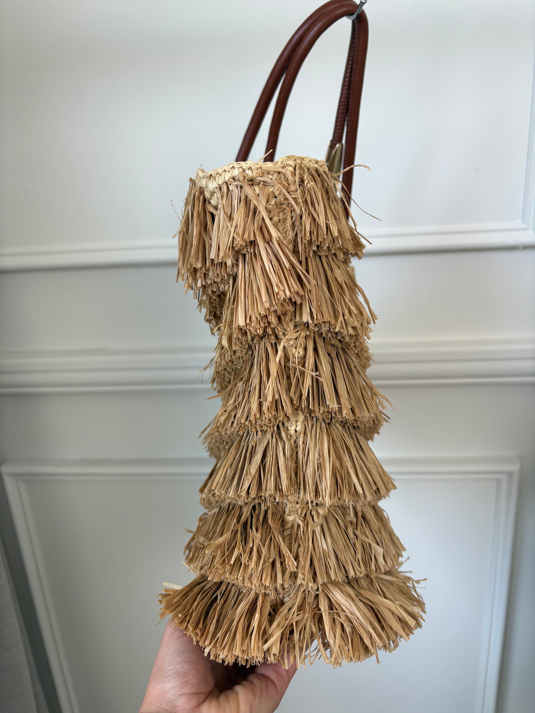 Zimmermann Goldentime Medium Fringe Tote