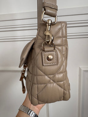 Dior Beige Quilted 'Diorcamp' Crossbody Bag