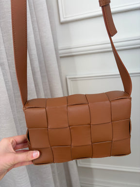Bottega Veneta Tan Leather Casette Bag