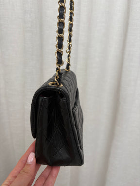 Chanel Mini Flap Bag Black With Gold Plated Hardware