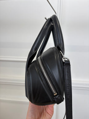 Alexander Wang Black Leather Small Rock Panelled Bag