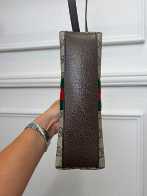 Gucci Canvas Monogram Ophidia Dome Bag