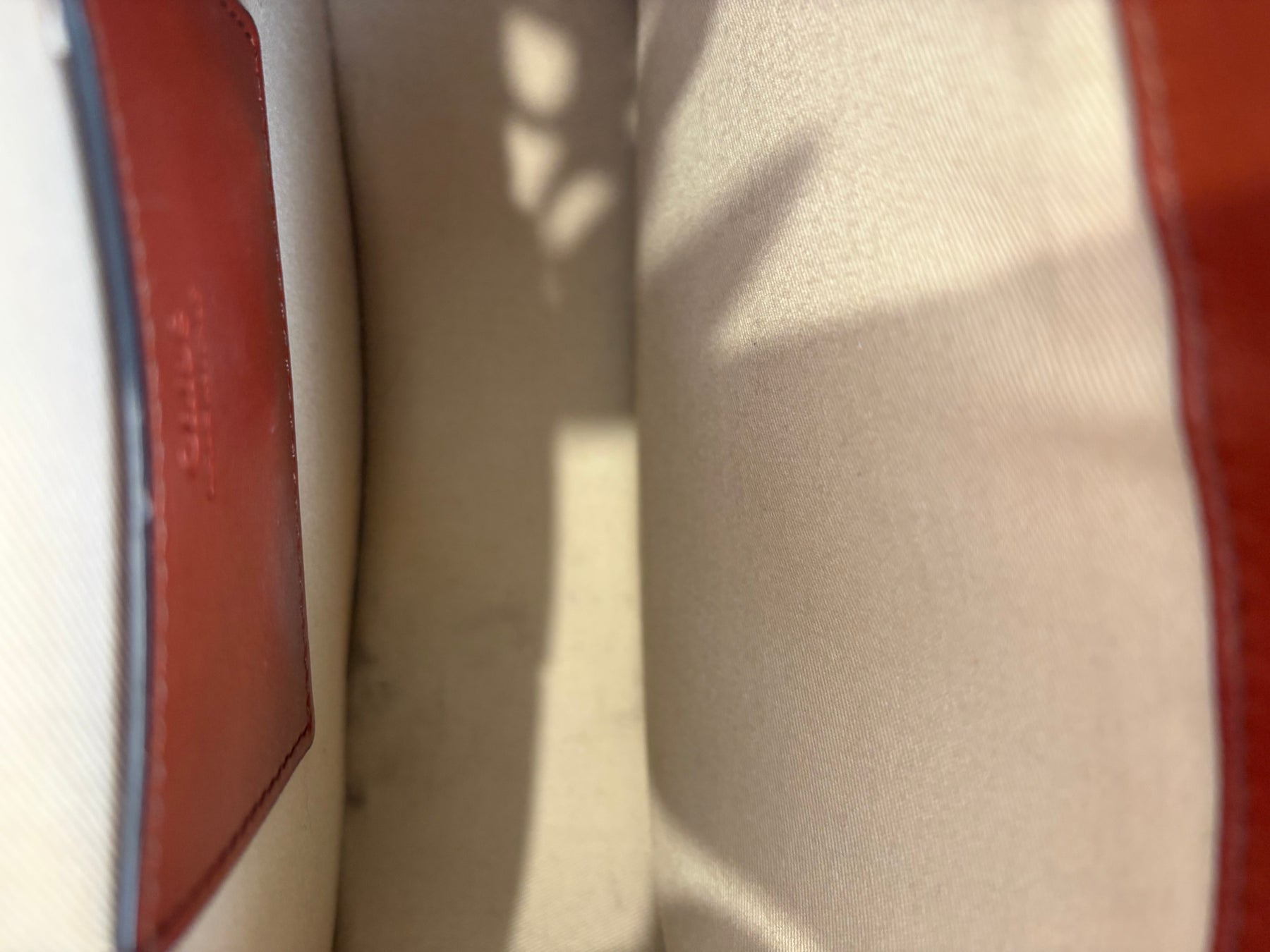 Chloé Brick Leather and Suede Tess Bag