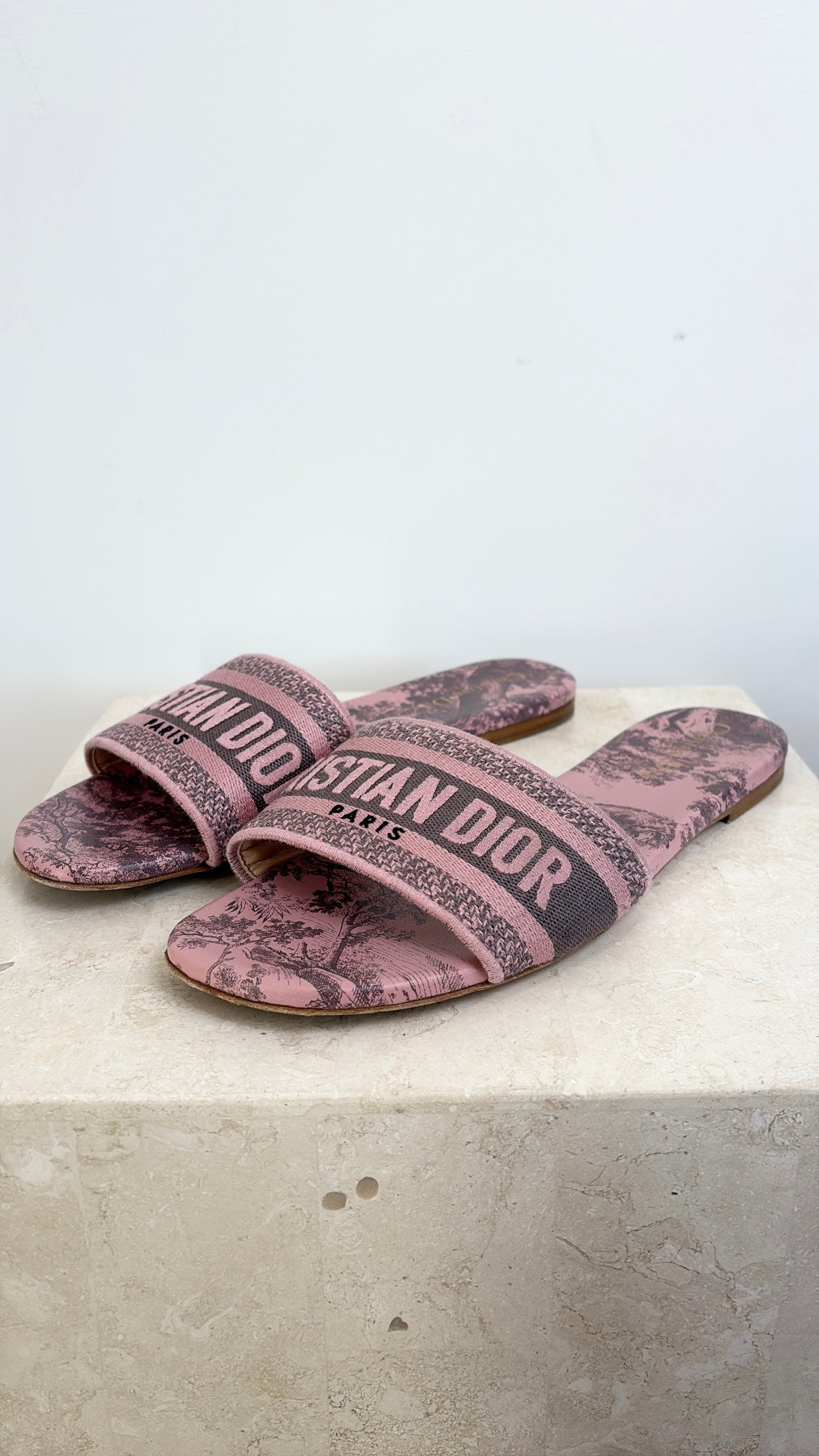 Dior Dway Slide Pink Grey, 40.5