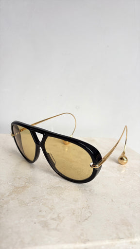 Bottega Veneta Drop Aviator Sunglasses