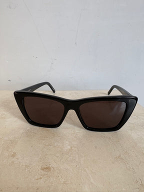 Saint Laurent Black Cat Eye Mica sunglasses