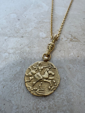 Baby Anything Saggitarius Pendant Necklace Gold