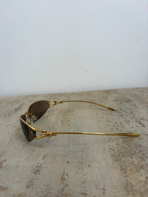 Gentle Monster Gold Futura 03 Sunglasses