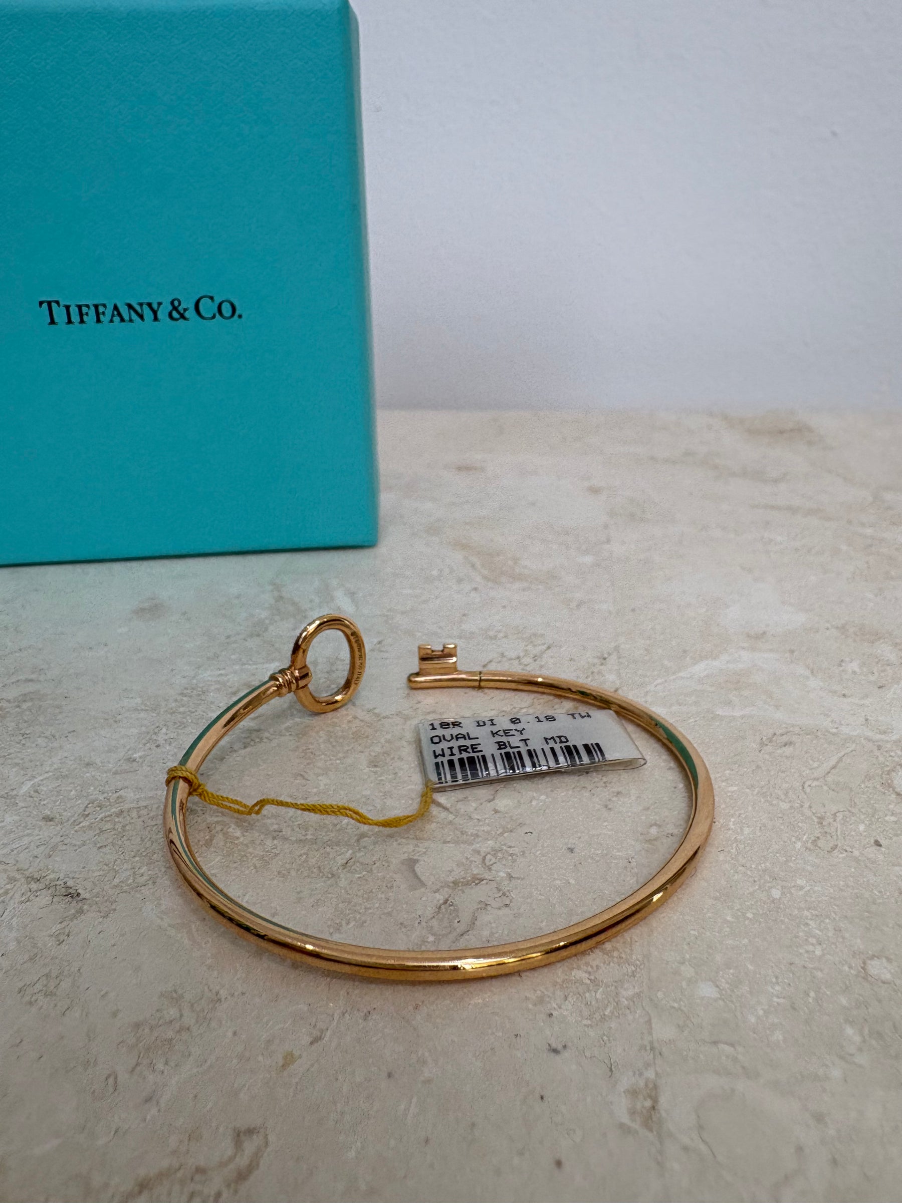 Tiffany & Co 18  Karat rose gold l Key Wire Blt 0.18 Karat Diamonds, m