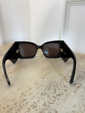 Saint Laurent Butterfly Logo Sunglasses Black