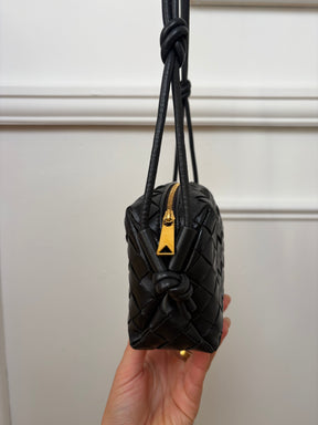 Bottega Veneta Mini Loop Camera Bag Black