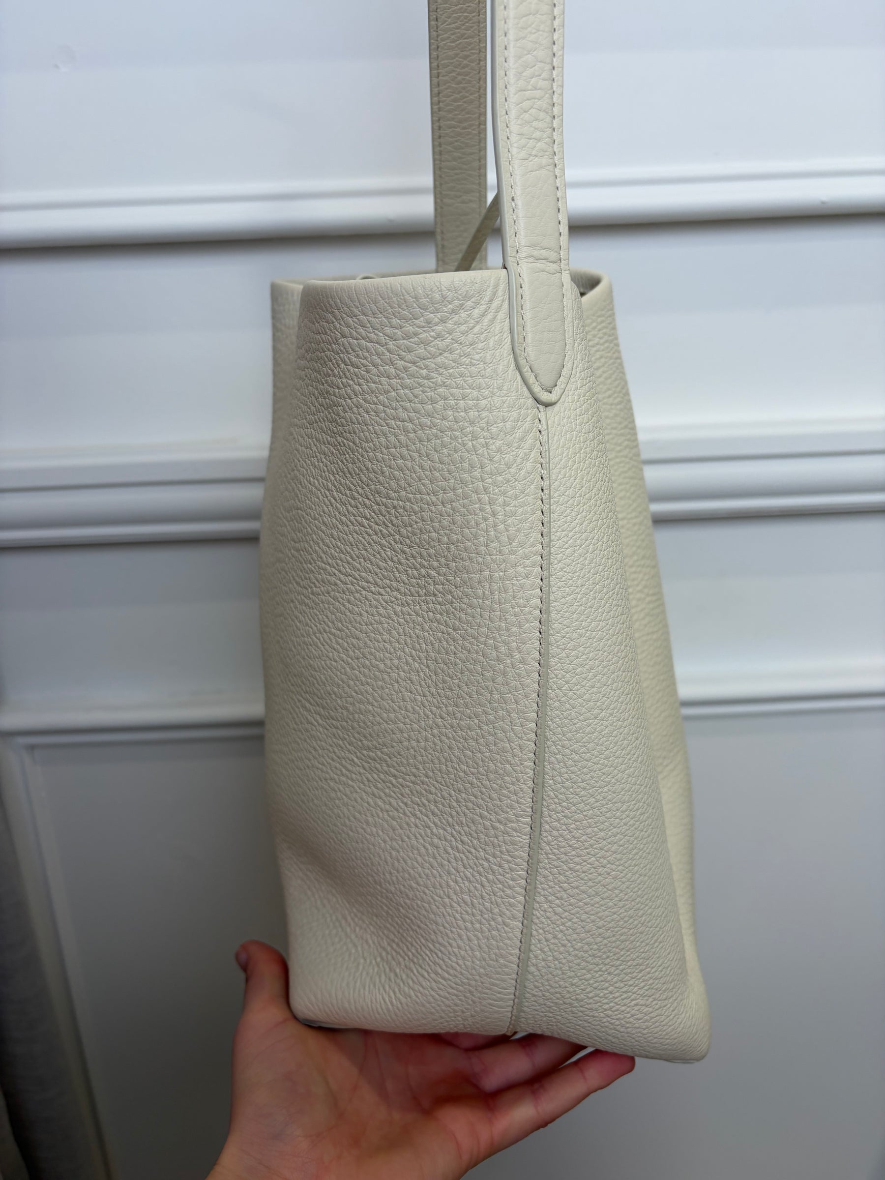The Row Medium N/S Park Tote Ivory