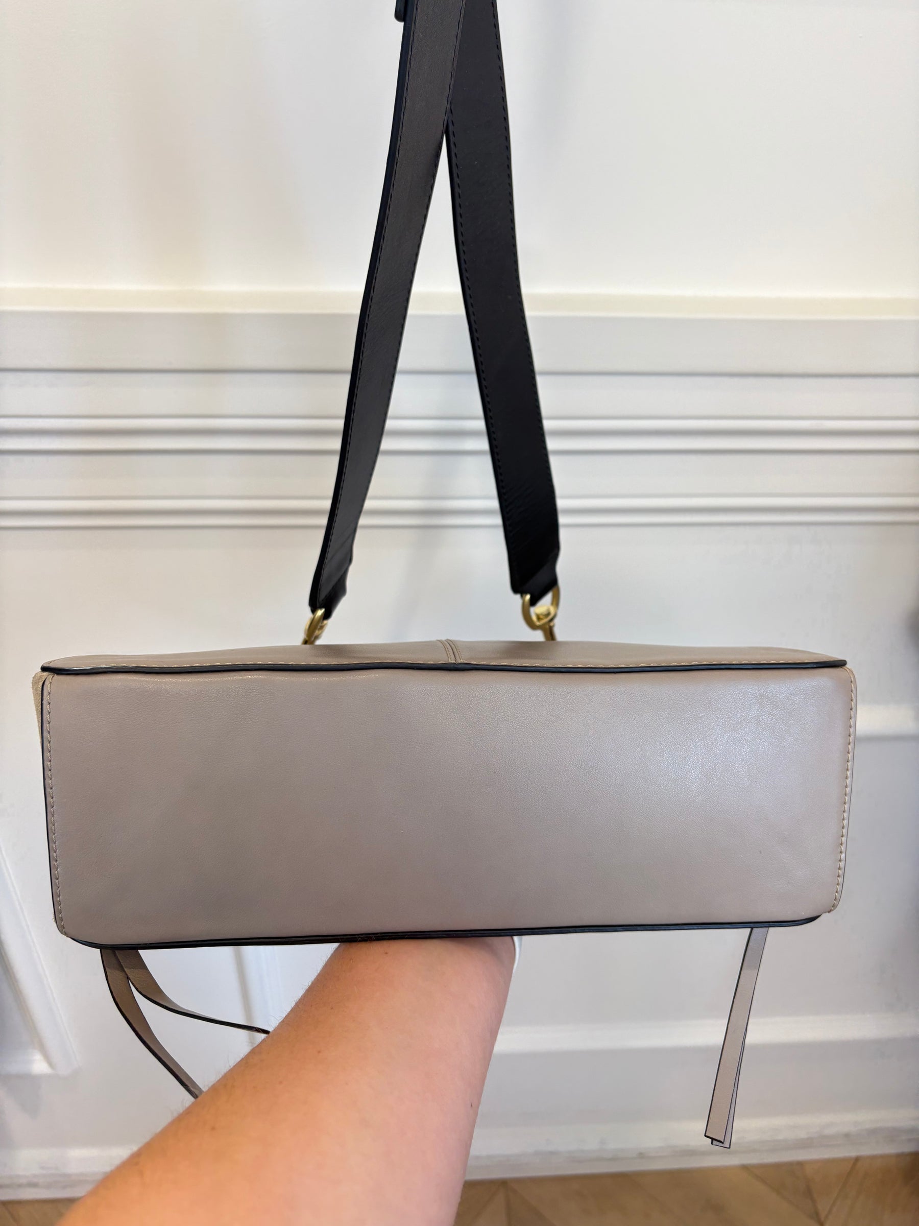 See by Chloé Leather Top Handle Bag With Shoulder Strap
