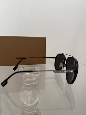 Burberry Black Aviator Sunglasses