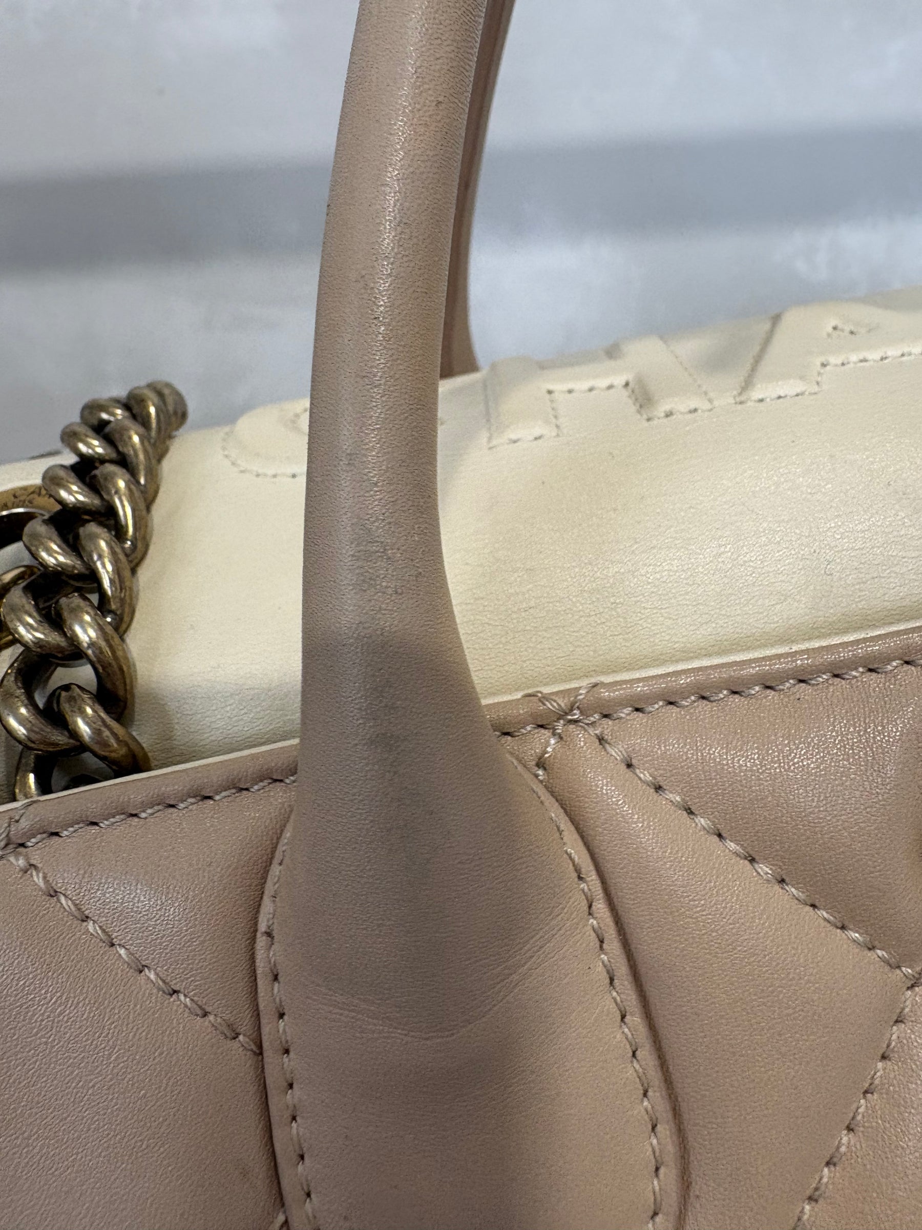 Chanel Portobello Tote Bag Quilted Lambskin Gold Tone HW