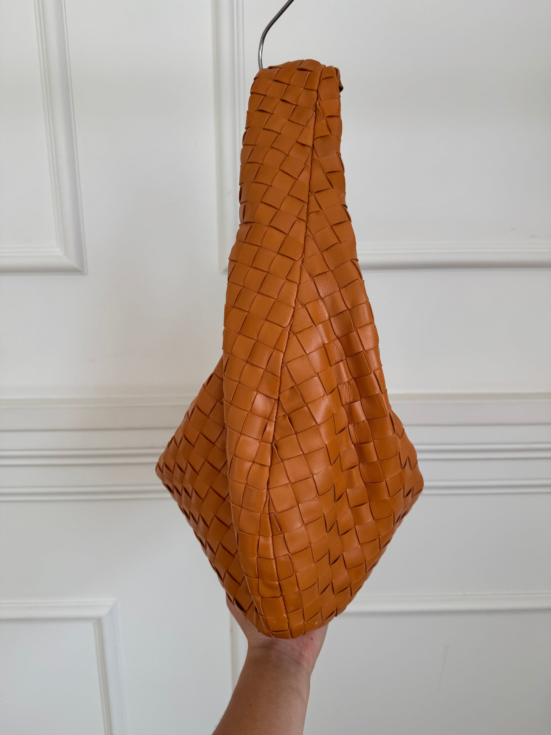 Bottega Veneta Clay Intrecciato Leather Small Jodie Bag