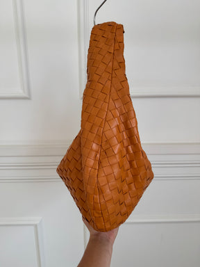 Bottega Veneta Clay Intrecciato Leather Small Jodie Bag