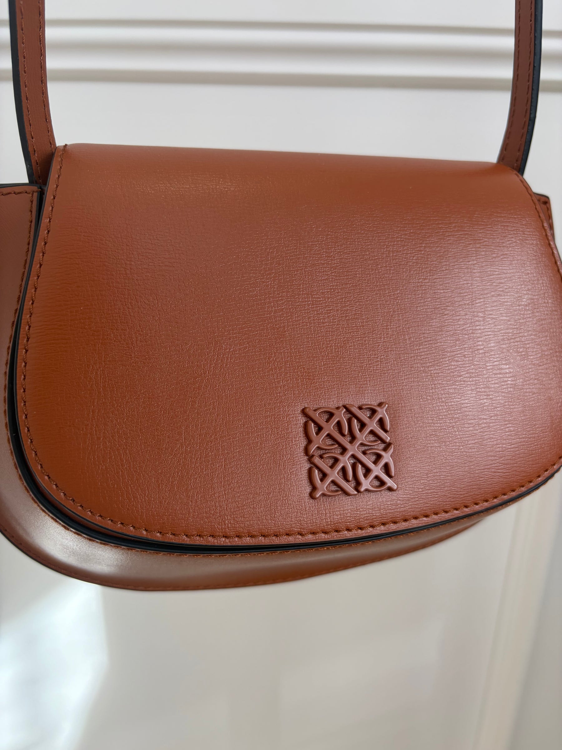 Oroton Crossbody Bag Brown With Extra Strap