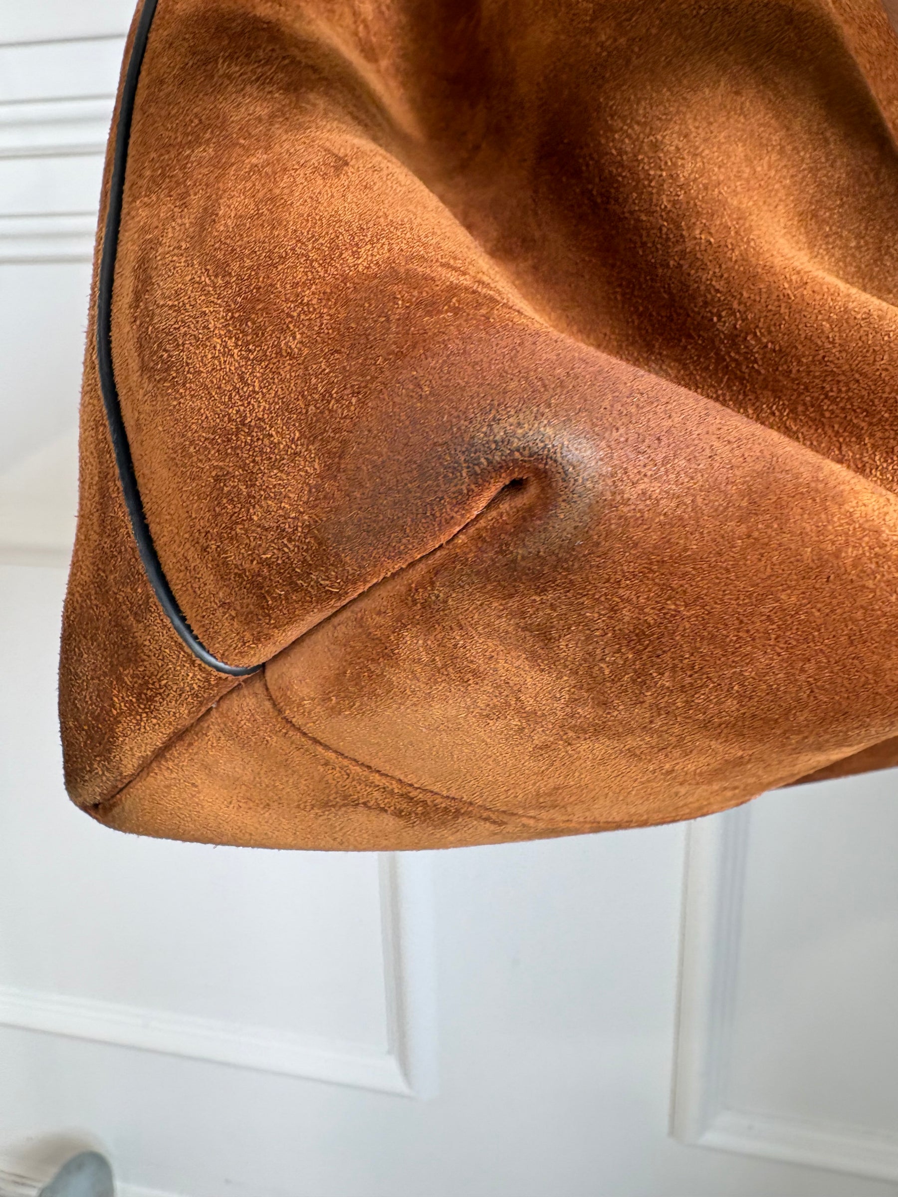 Jimmy Choo Bon Bon Bucket Bag In Tan/Gold