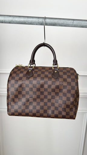 Louis Vuitton Damier Ebene Speedy Bandouliere 30