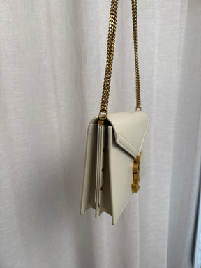 Saint Laurent Stone Leather Cassandra Envelope Chain Bag