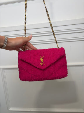 YSL Tweed LouLou In Magenta