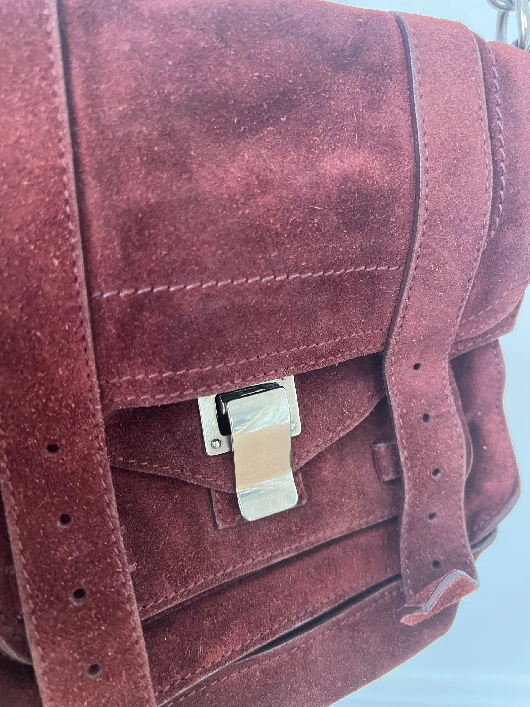 Proenza Schouler Rust Suede mini PS1 Bag