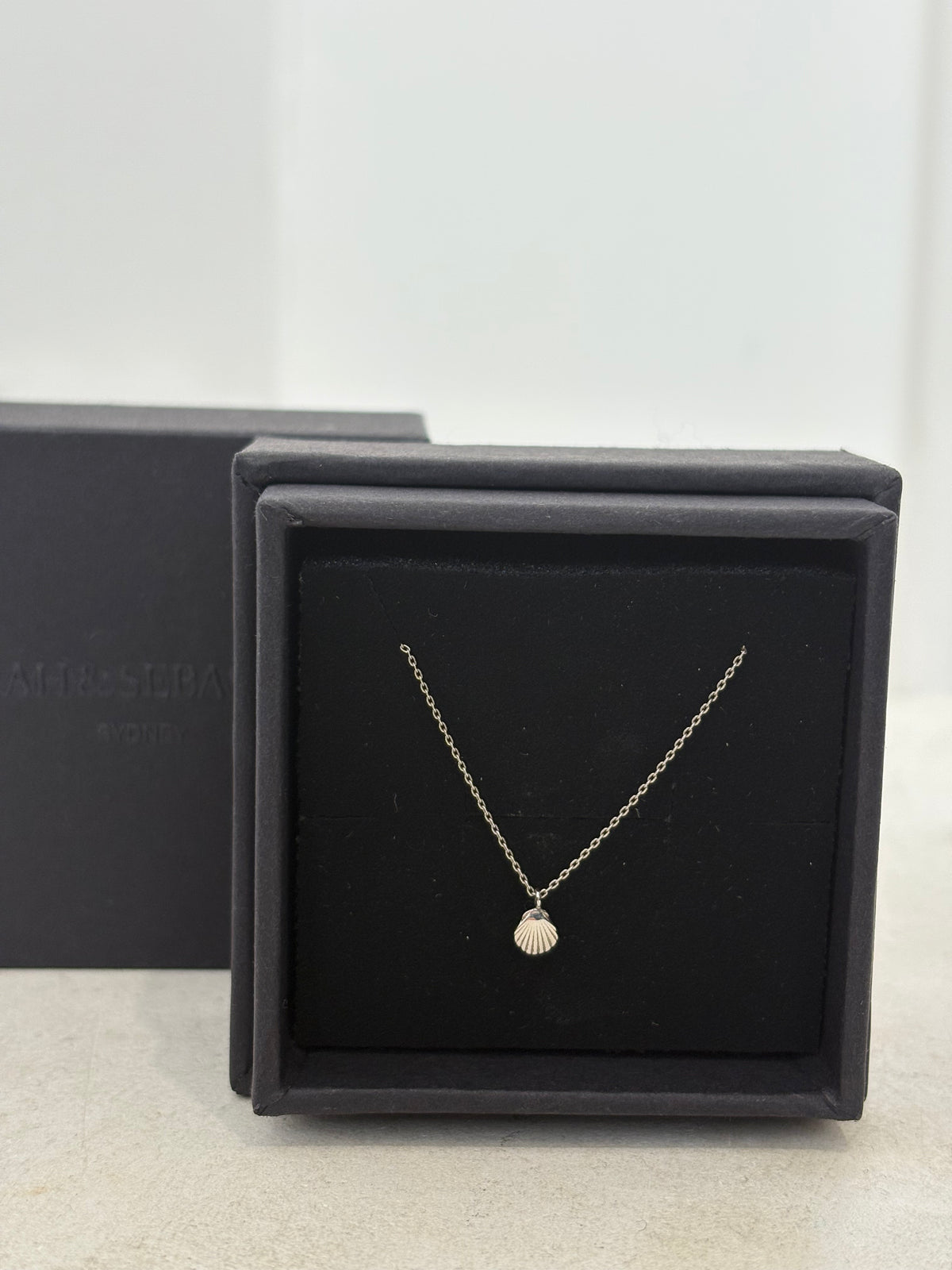 Sarah & Sebastian Silver Mini Shell Pendant Necklace