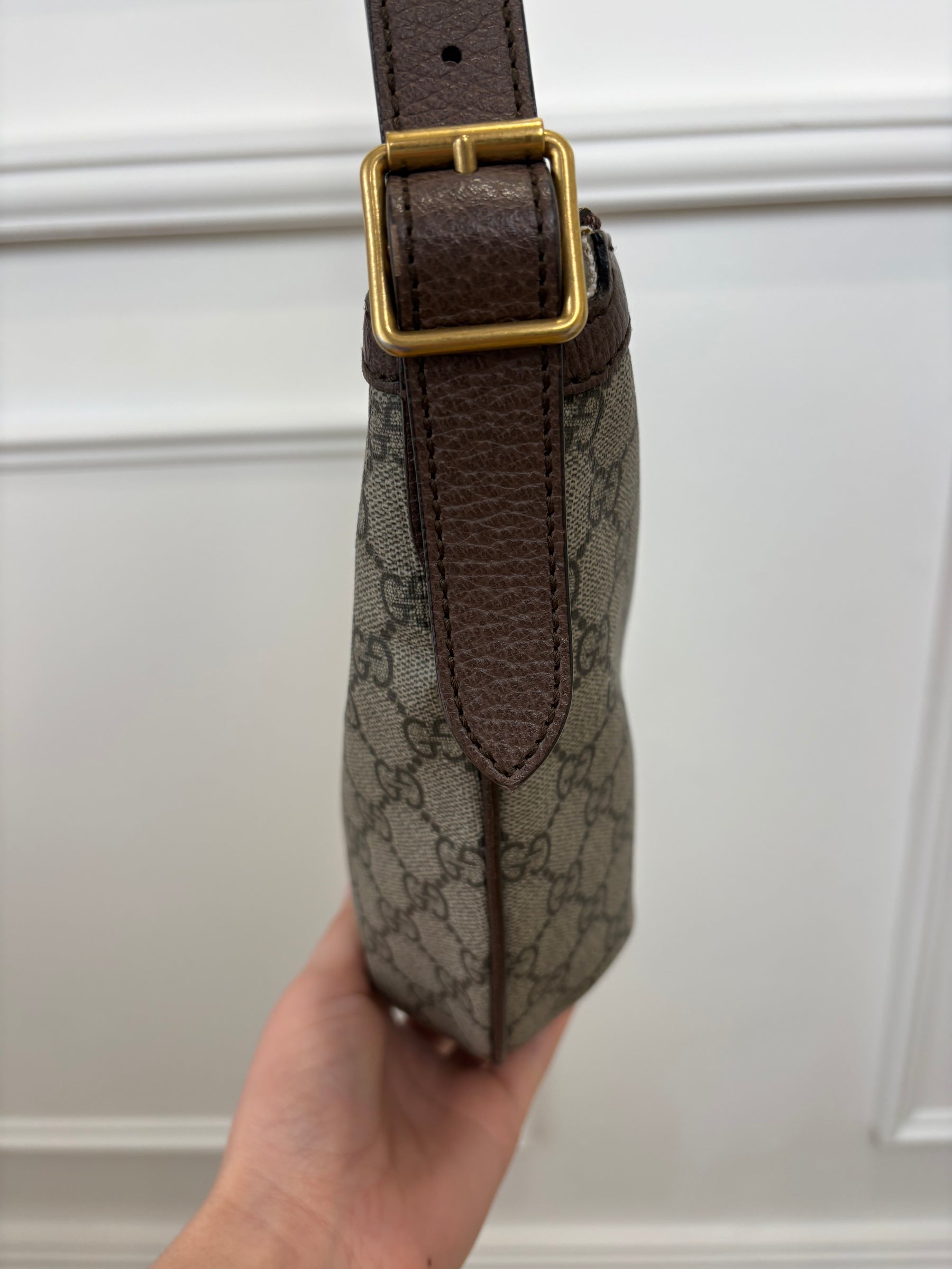 Gucci GG Supreme Half Moon Ophidia Small, S