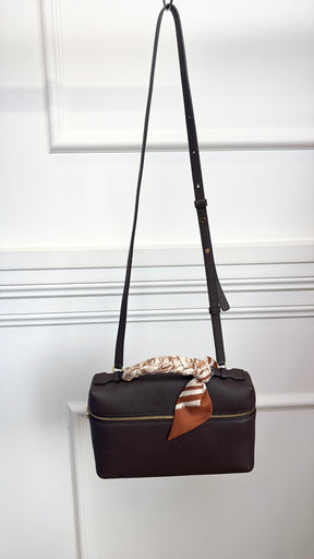 Loro Piana Chocolate Leather Extra Pocket L27