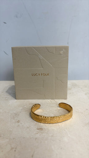 Lucy Folk Anchovy Cuff Gold Tone
