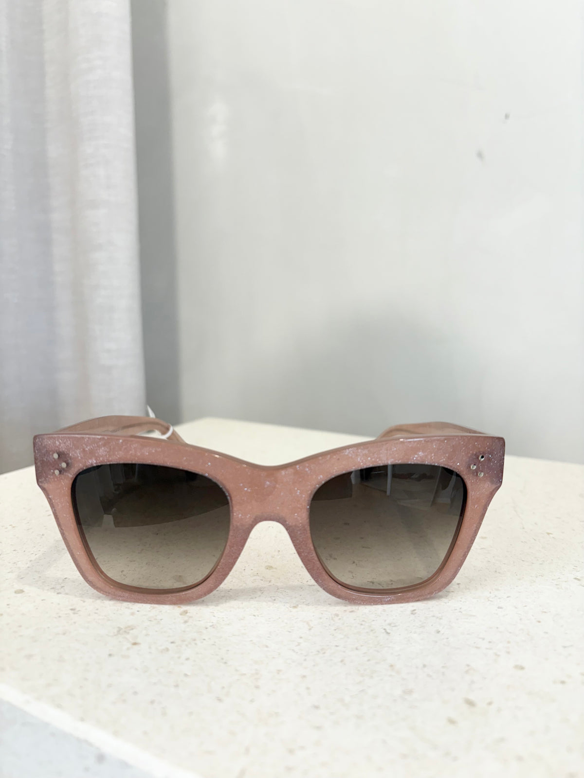 Celine Pink Glitter Sunglasses
