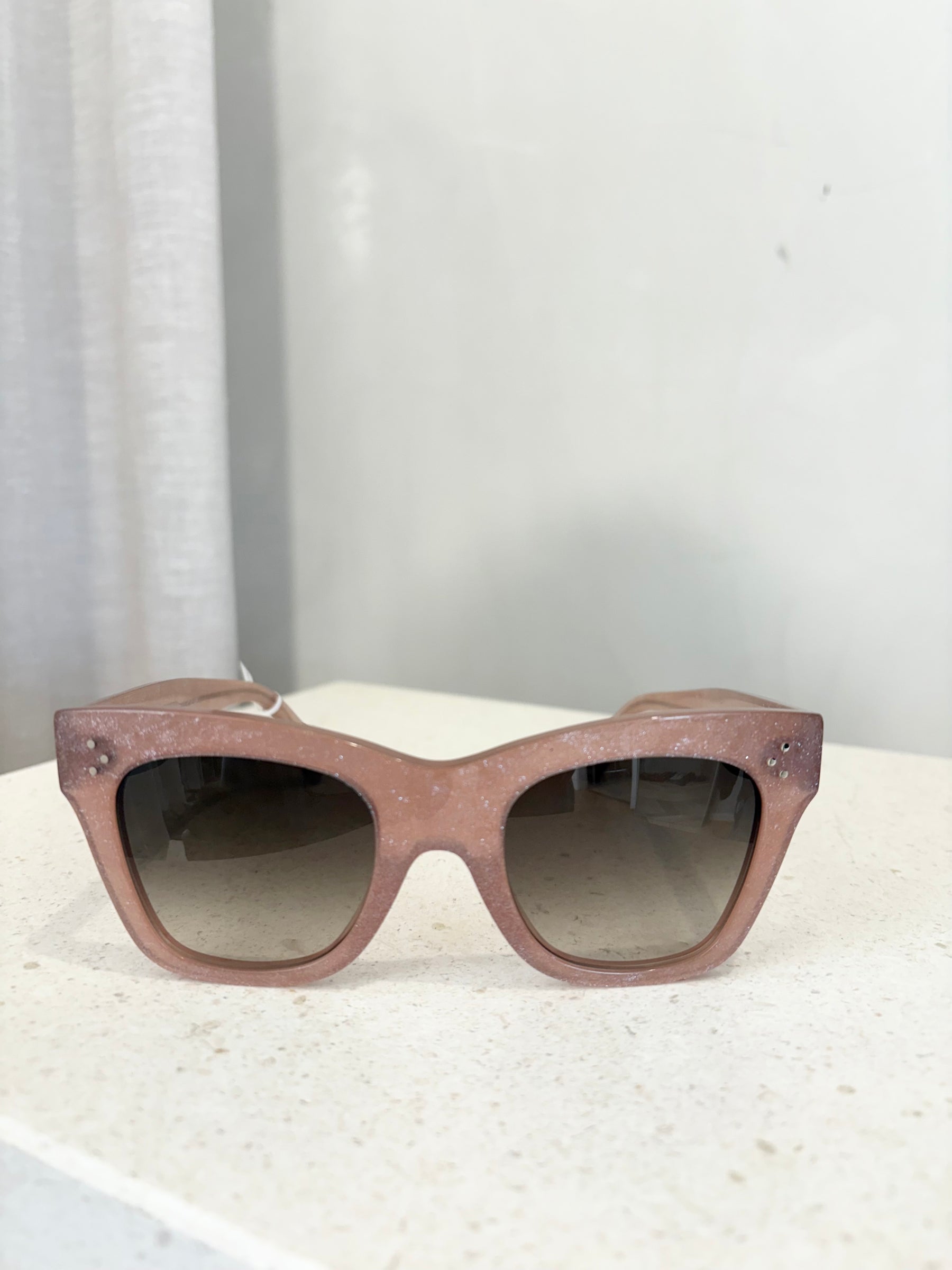 Celine Pink Glitter Sunglasses