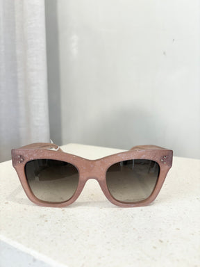 Celine Pink Glitter Sunglasses