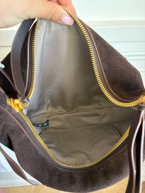 rag & bone Brown Suede Shoulder Hobo Bag