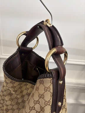 Gucci Monogram Hobo Bag