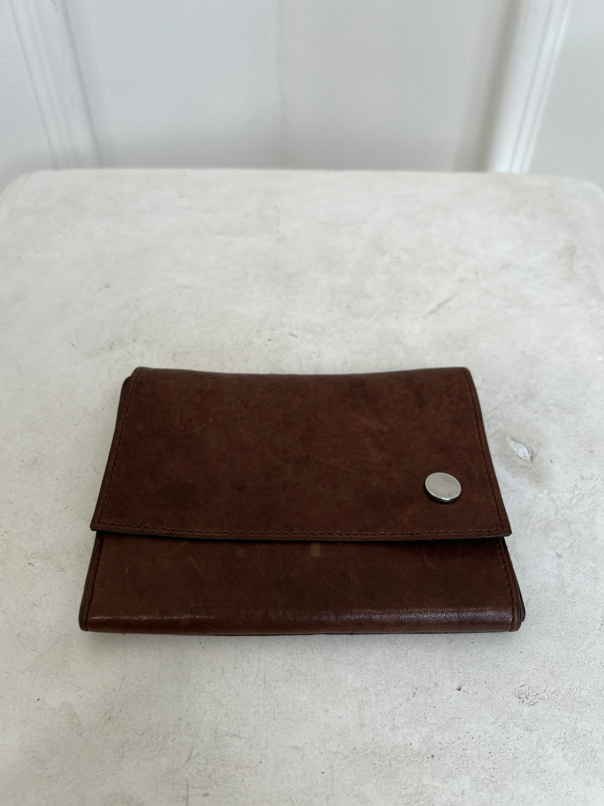 MARNI Brown Leather Wallet