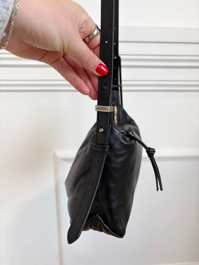 Isabel Marant Black Soft Leather Crossbody Bag