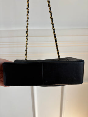 Chanel Black Leather Diana Flap Bag