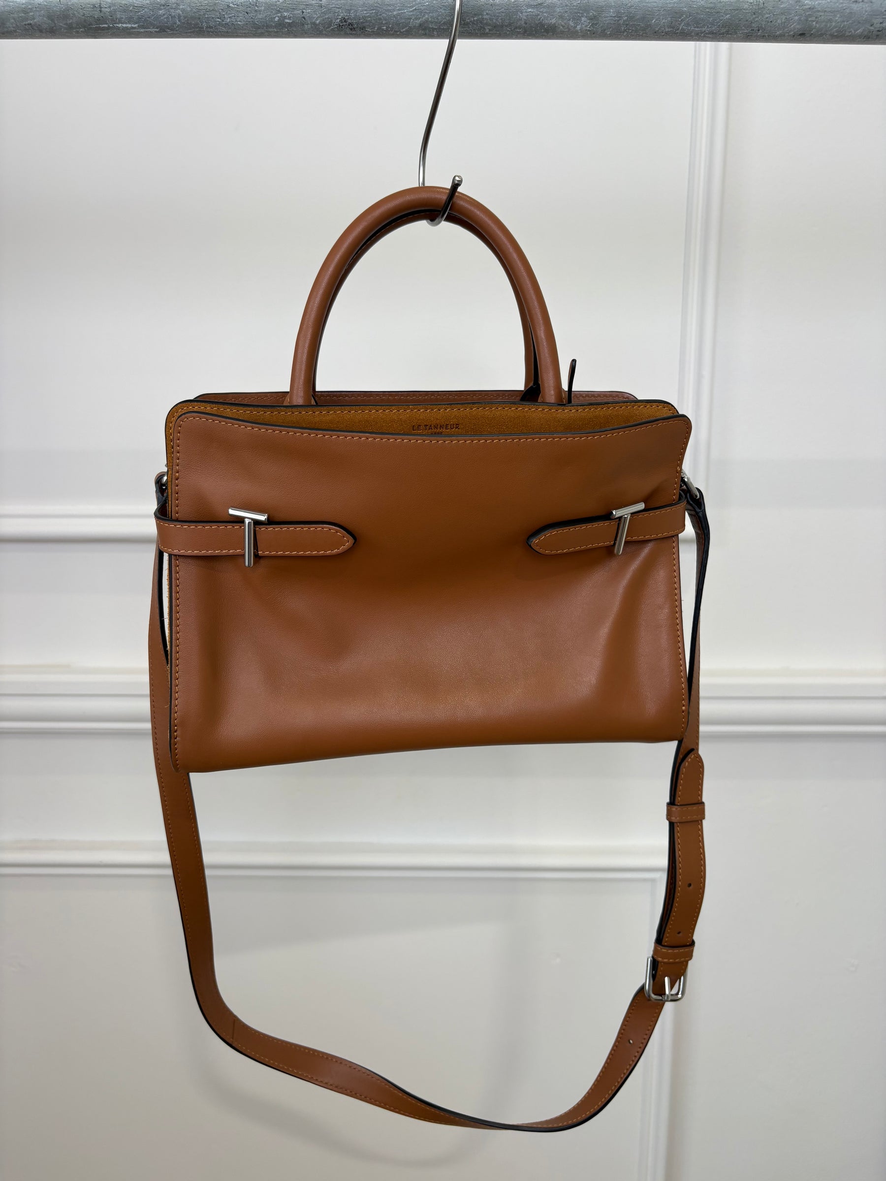 Le Tanneur Tan Leather Medium Emie Tote