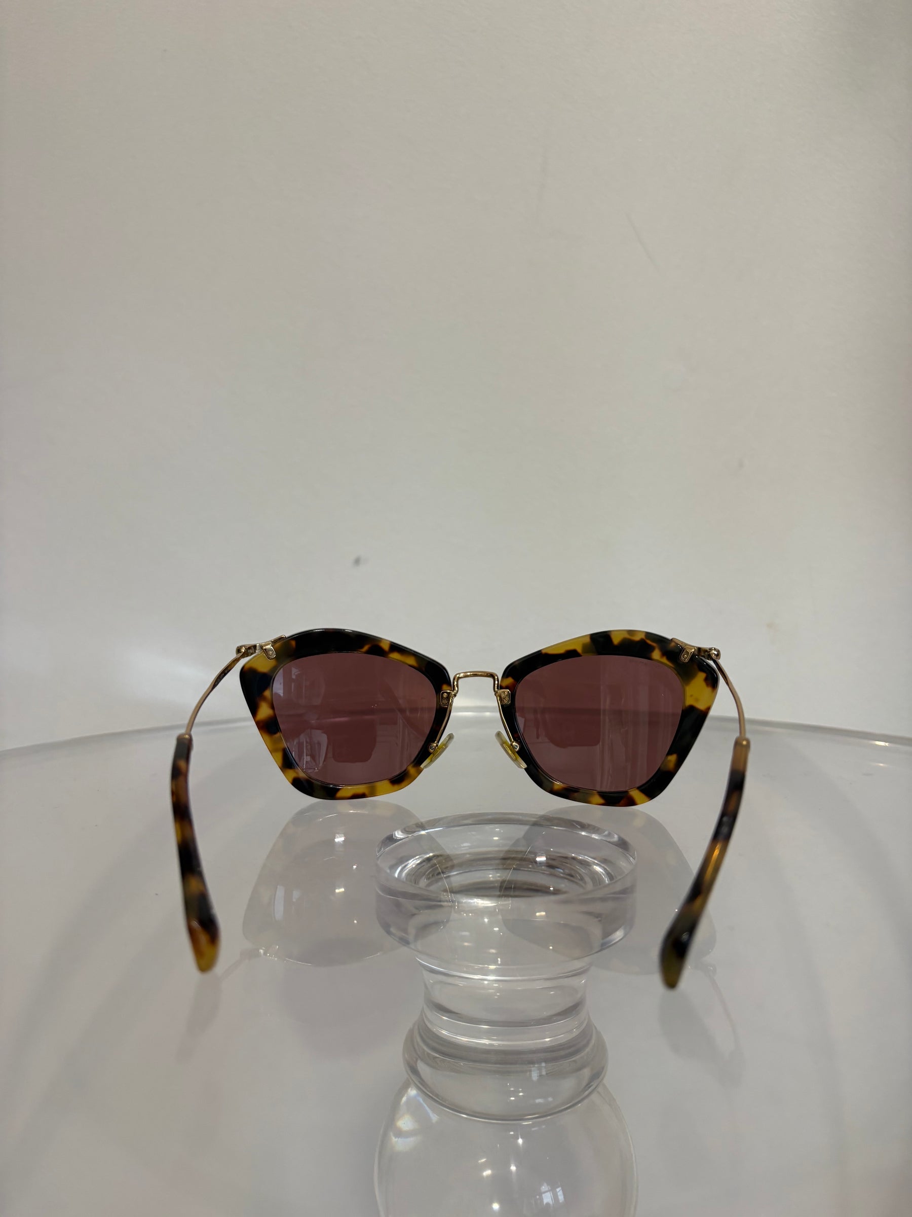 Miu Miu Tortoiseshell Cat Eye Sunglasses