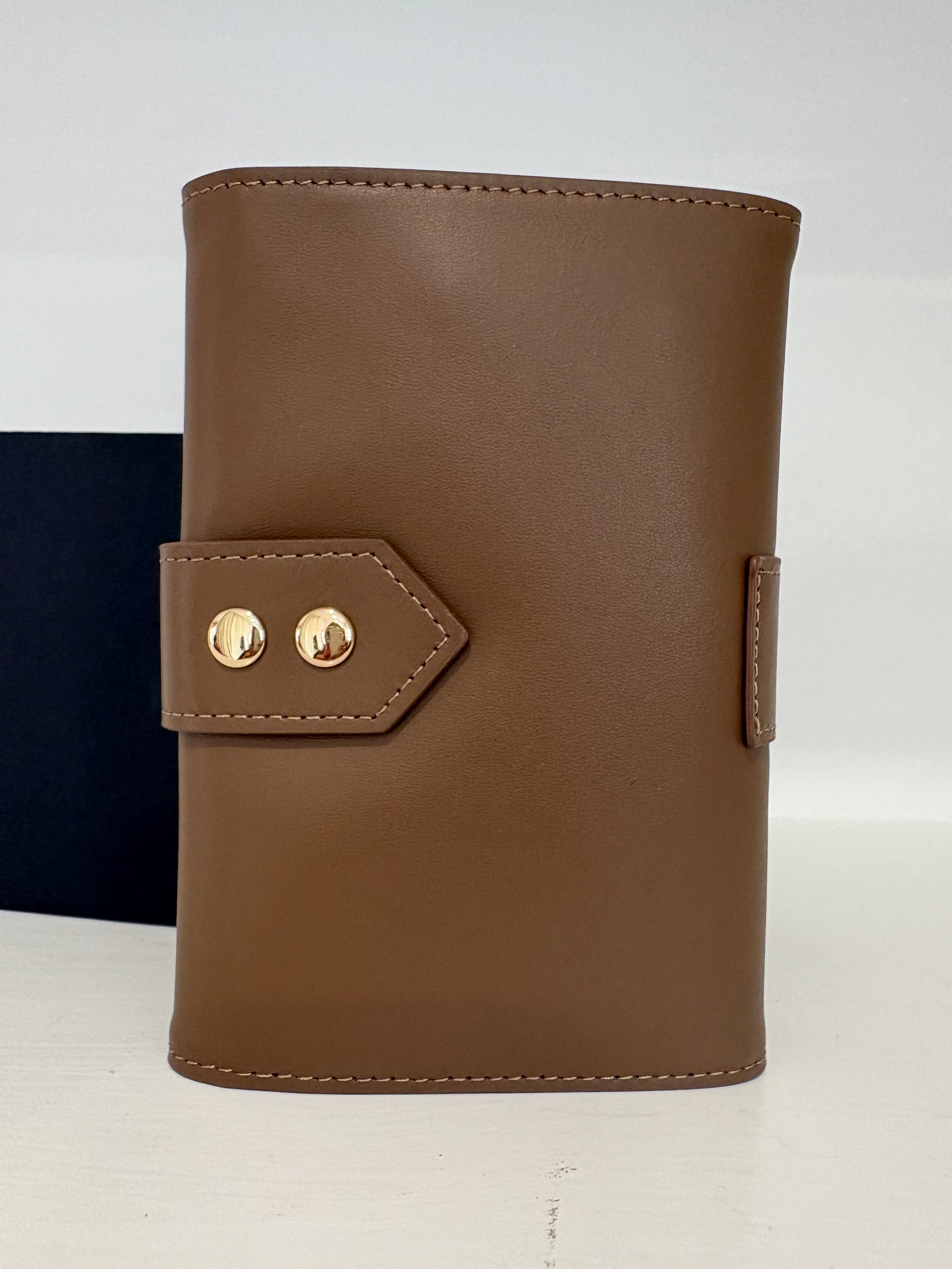 Max Mara Taupe Travel Jewellery Case
