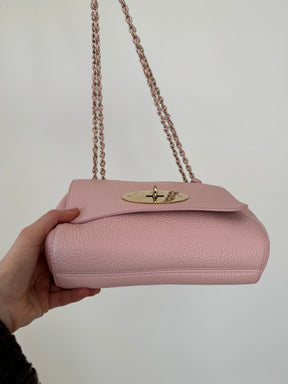 Mulberry Ballet Pink Soft Grained Leather Small Lily Bag