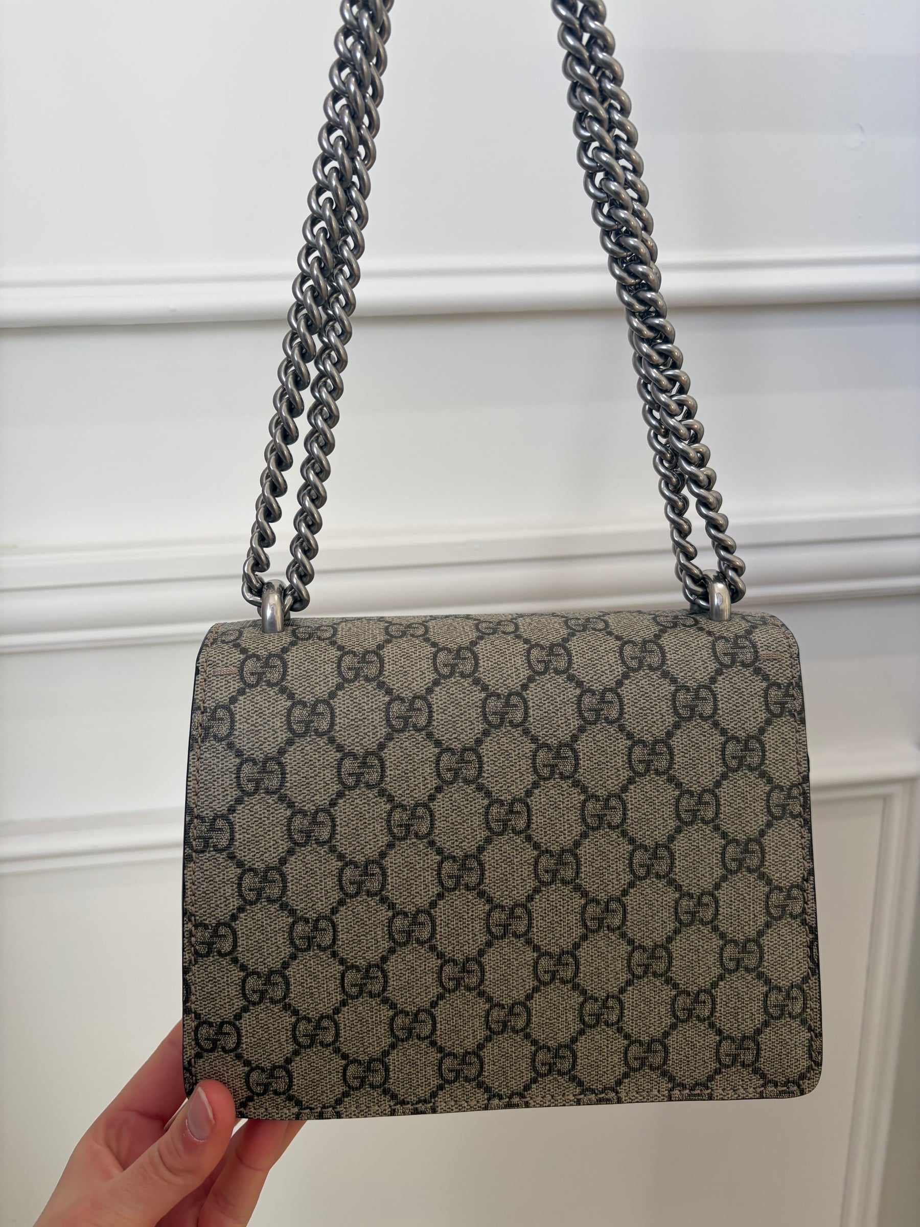 Gucci Supreme Canvas Monogram Mini Dionysus Bag