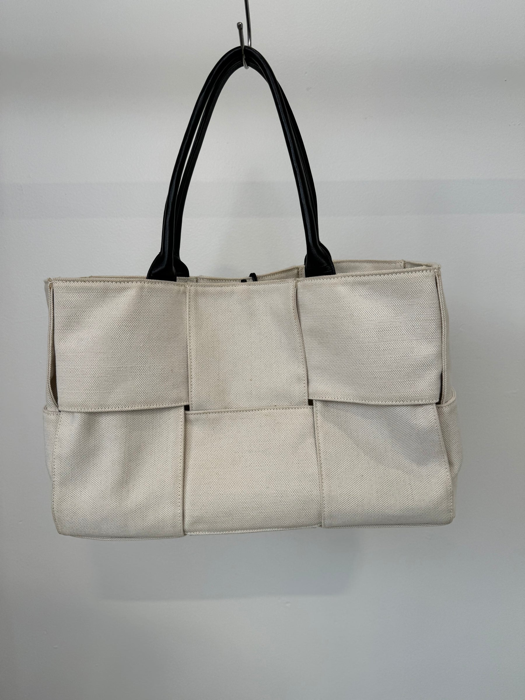 Bottega Veneta Arco Canvas Tote Bag
