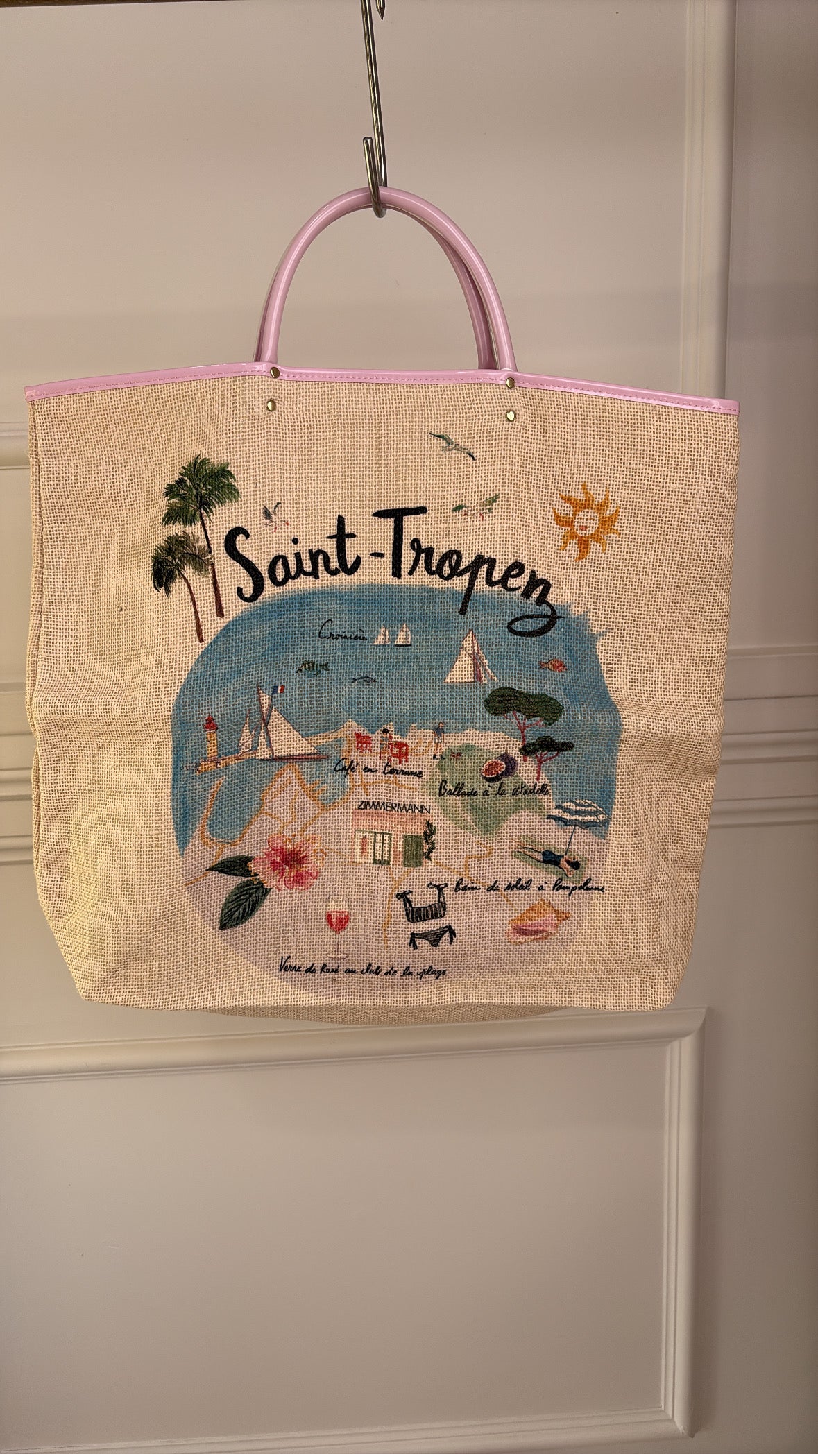 Zimmermann Hessian St Tropez Tote Bag