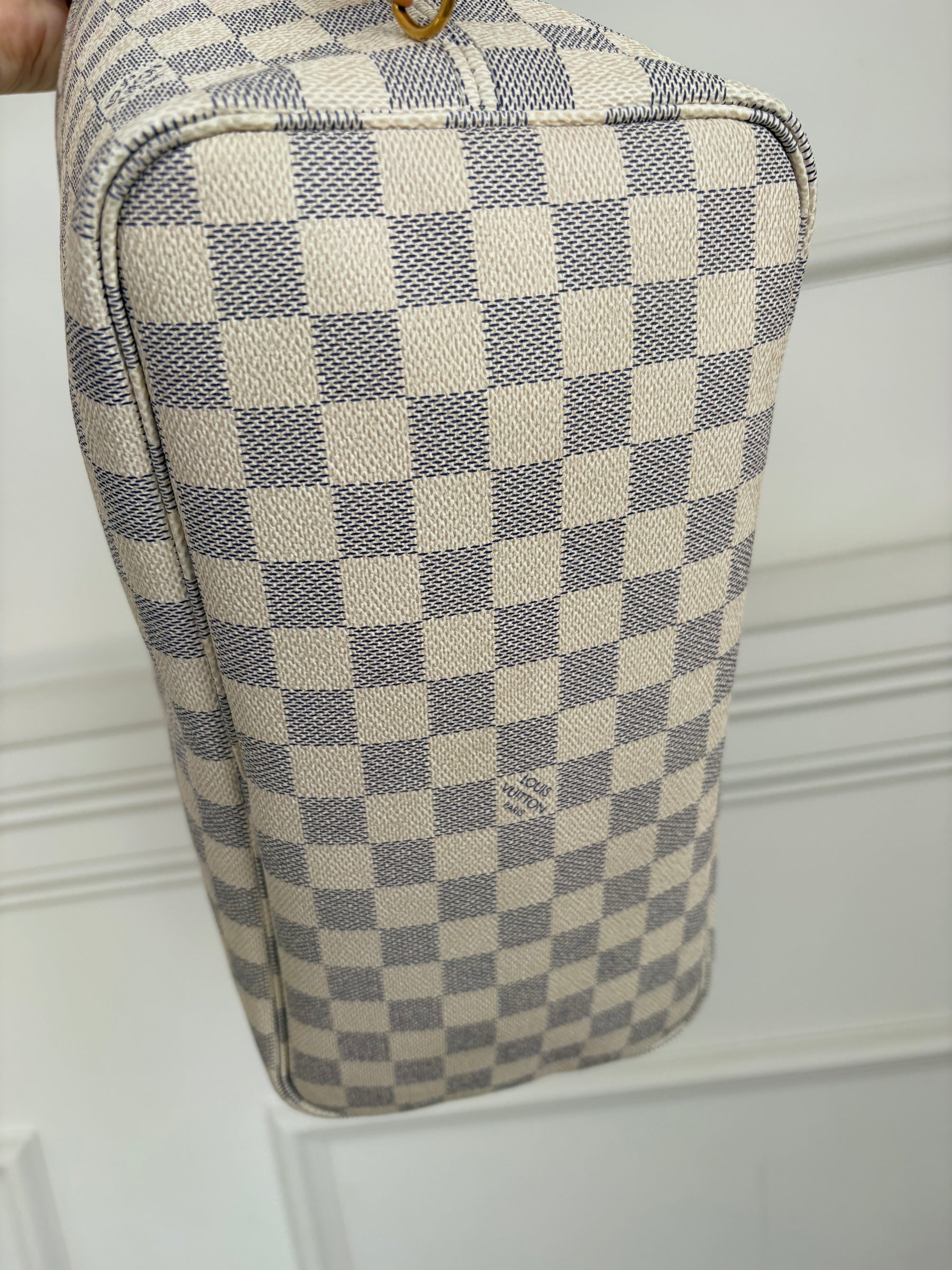 Louis Vuitton Damier Azur Neverful MM Bag