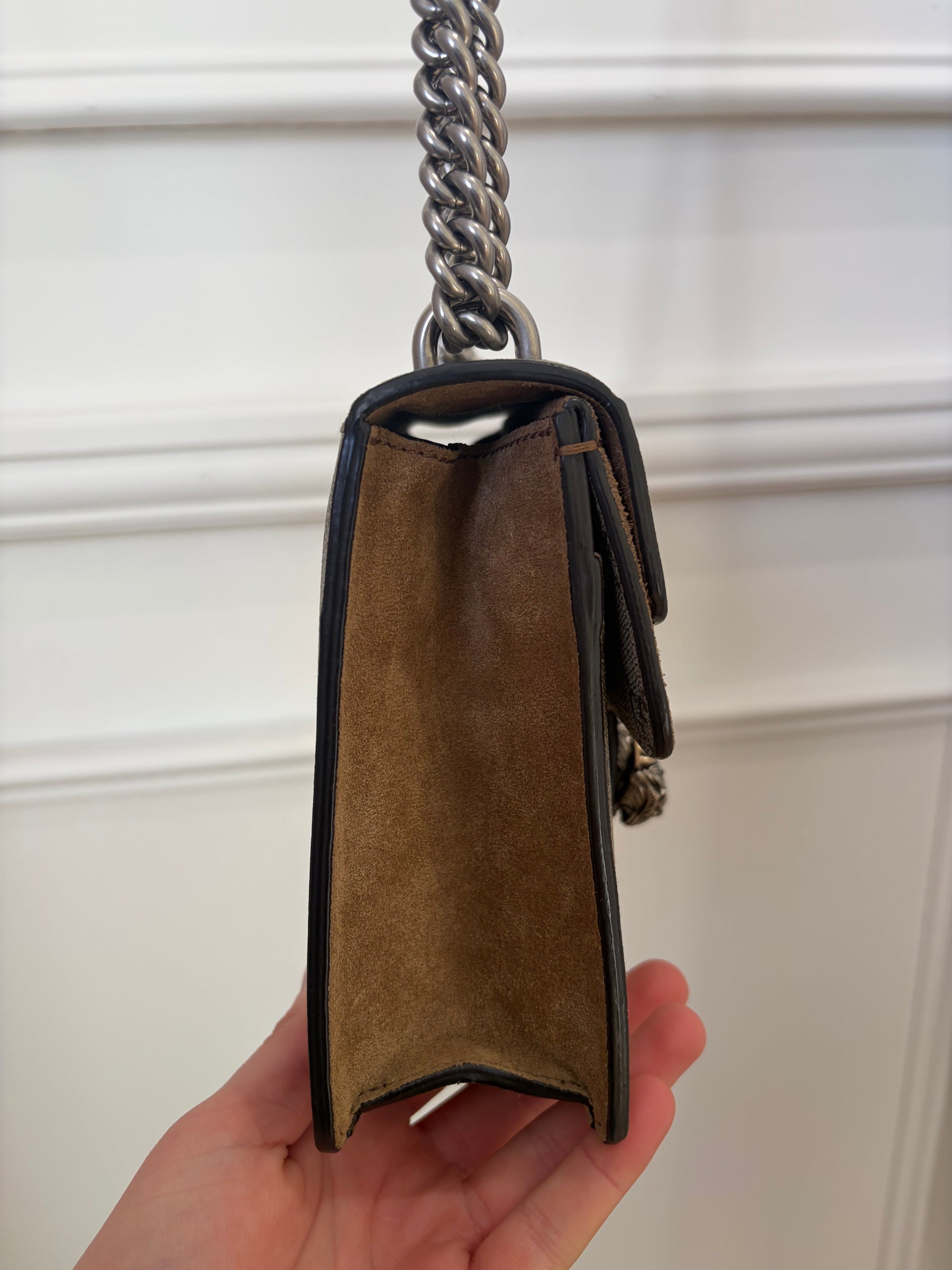 Gucci Supreme Canvas Monogram Mini Dionysus Bag